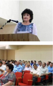 На еженедельном совещании актива