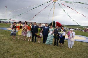 В Рыбно-Слоборском районе сотрудников УПФР наградили на празднике Сабантуй