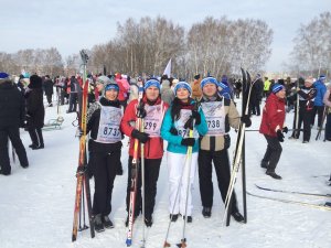 Команда Отделения ПФР приняла участие в «Лыжне России-2015»