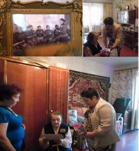 Вручение поздравительных писем Президента РФ ветеранам Великой Отечественной войны