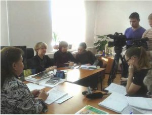 На встрече с начальником УПФР На встрече с начальником УПФР