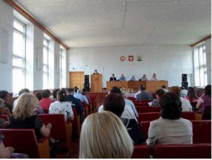 На еженедельной «планерке»