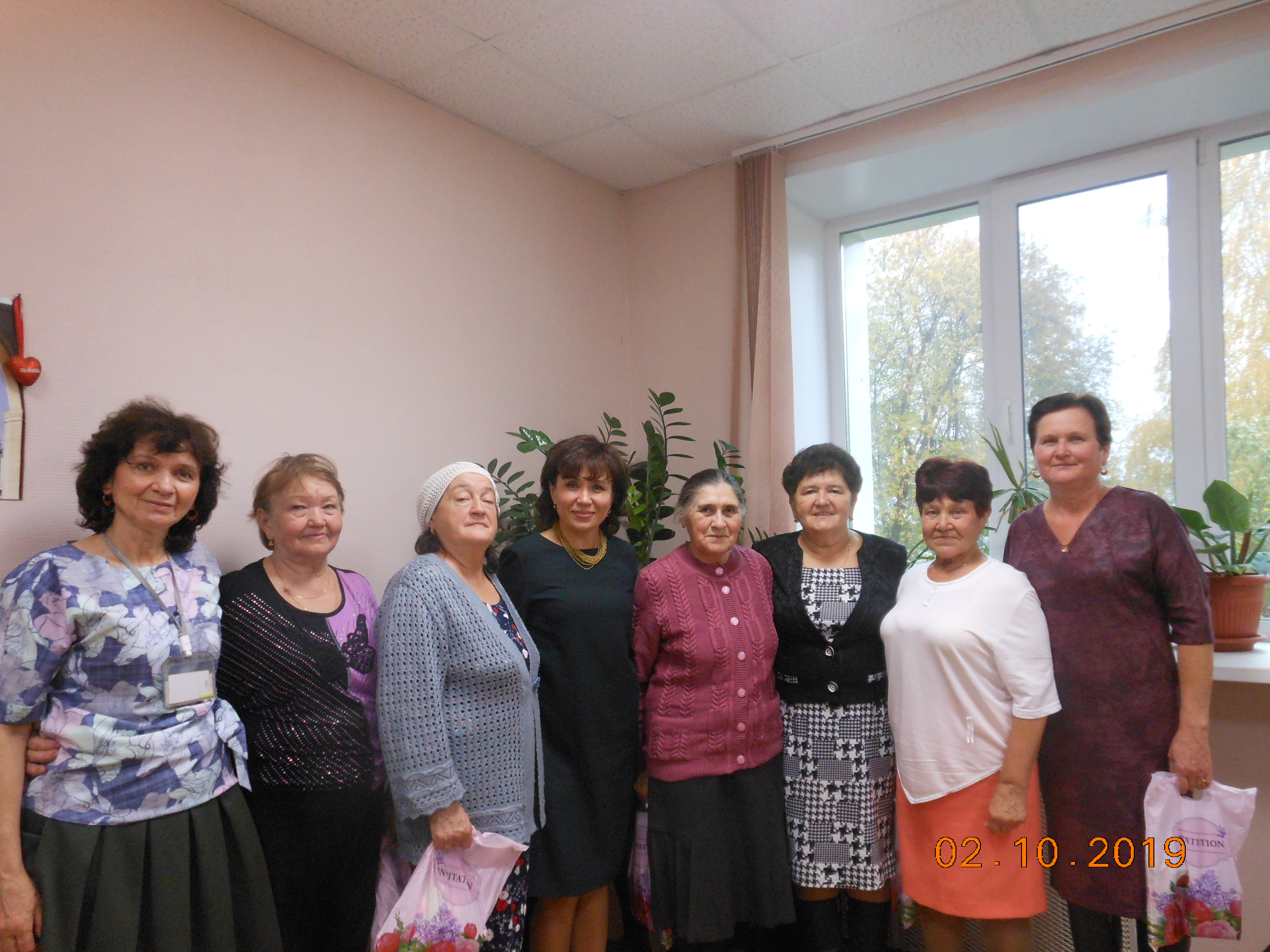 Поздравление ветеранов пенсионной системы