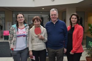 Сотрудники Пенсионного фонда Республики Татарстан провели соревнование по настольному теннису