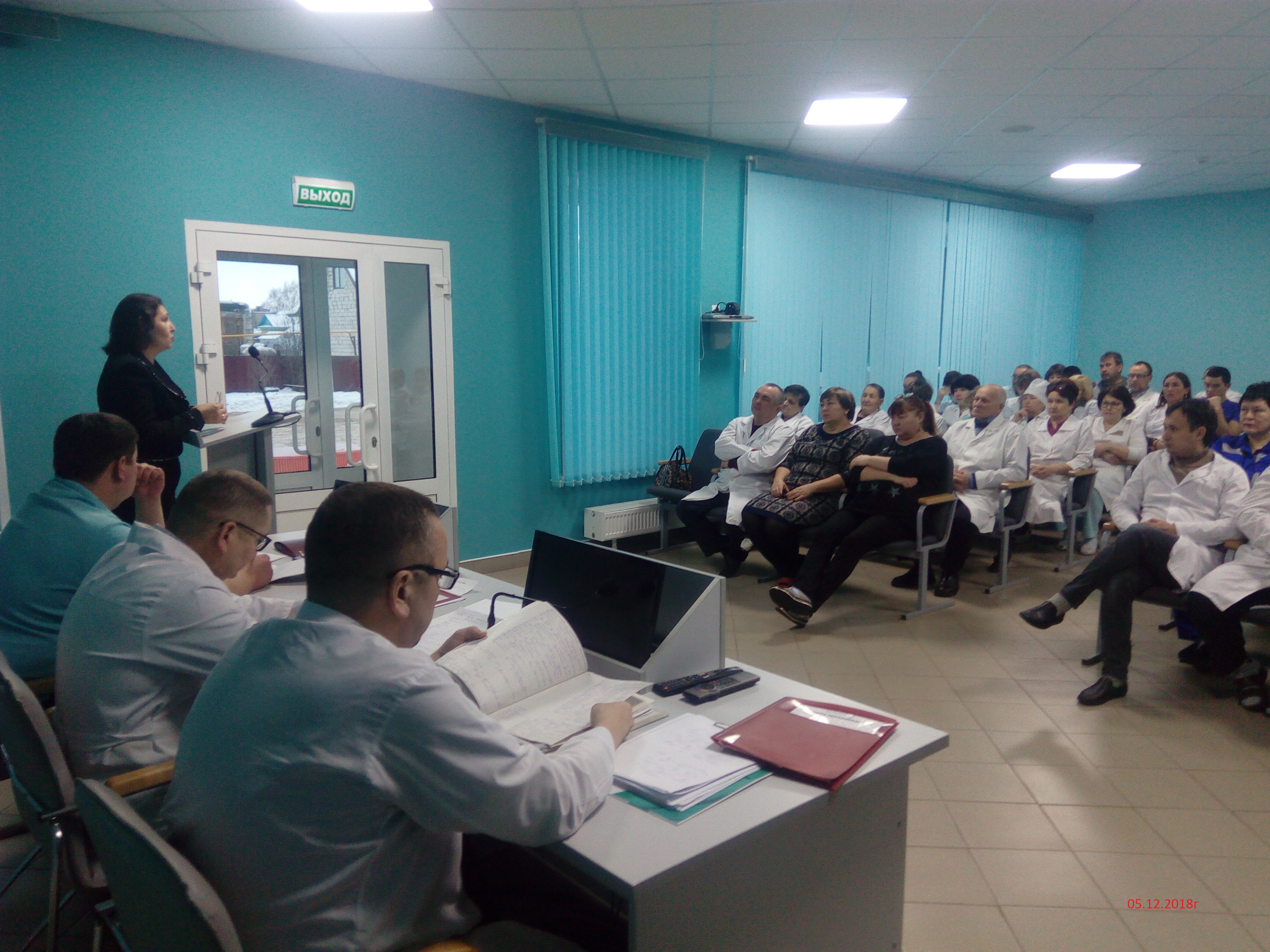 Разъяснительная работа в ЦРБ