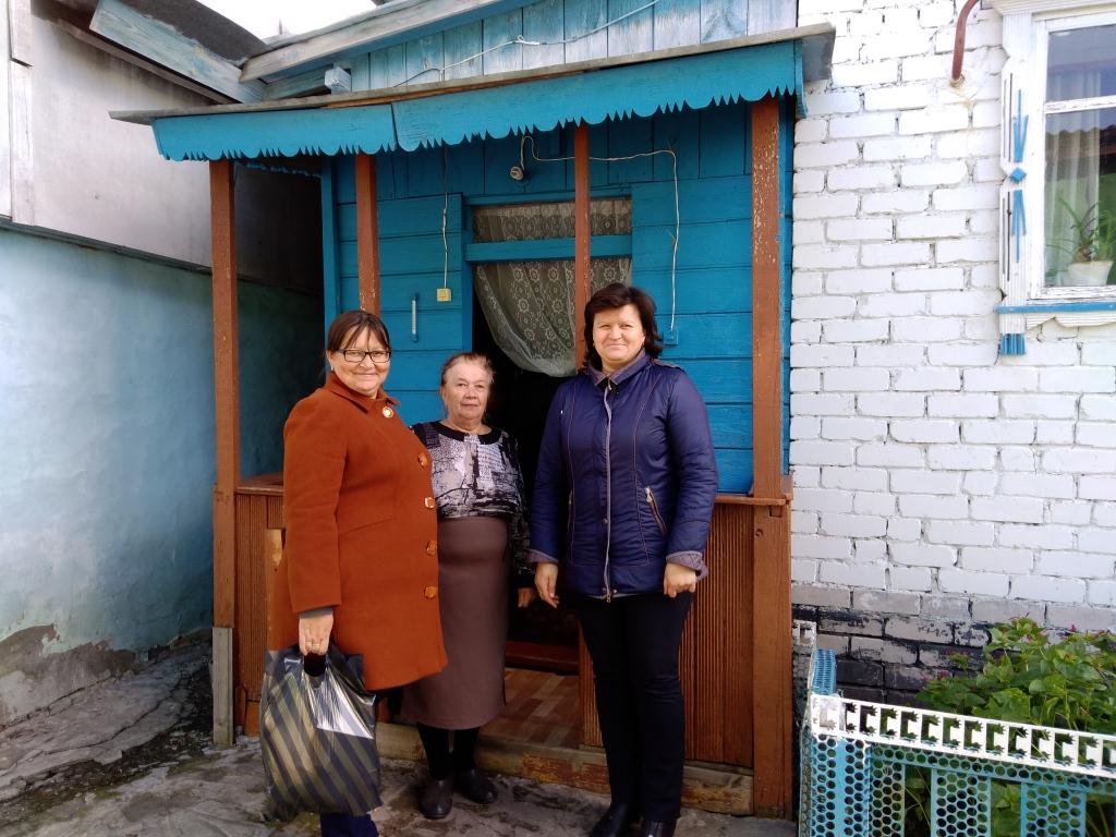 В с.Старое Дрожжаное поздравляли ветеранов-пенсионеров