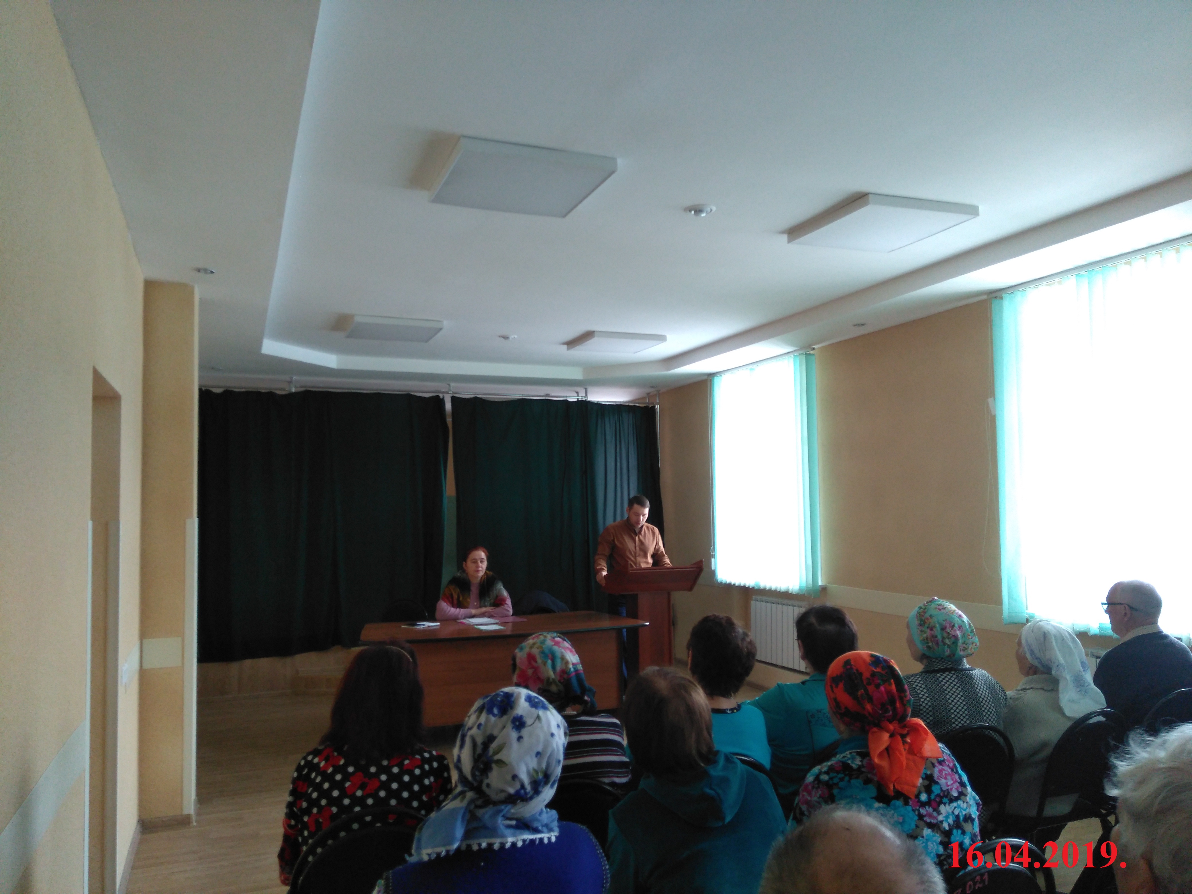 Очередная встреча с пенсионерами в реабилитационном  центре «Балкыш»