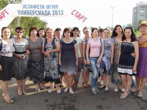 Огонь Универсиады дошел и до нашего района