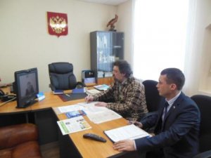 Заместитель управляющего Эдуард Вафин провел видеоприем