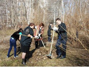 Субботник по благоустройству территории