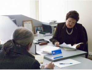 Прием населения Заместителем Управляющего ОПФР по РТ   А.З. Валиуллиной  в Управлении ПФР в Вахитовском районе