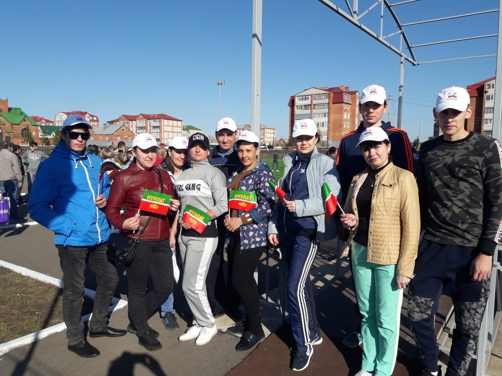 Команда Нурлатского УПФР приняла участие в легкоатлетической эстафете