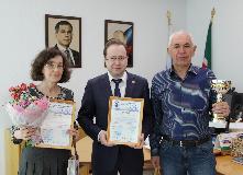 Эдуард Вафин поздравил призеров Шахматного турнира пенсионеров России
