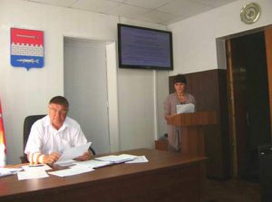 Начальник Отдела ПФР Новошешминского района выступила в администрации