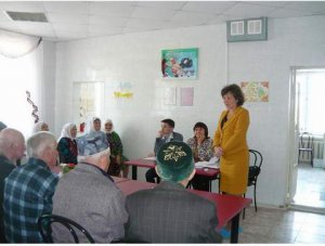 Очередная встреча с пенсионерами и инвалидами