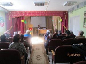 Встреча с отдыхающими пожилыми людьми в Сармановском районе