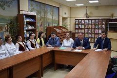 Встреча пенсионеров с главой района
