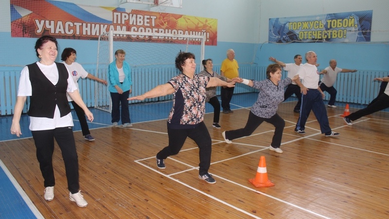 В Дрожжаном прошла спартакиада пенсионеров