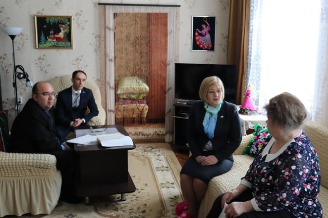 Заместитель Управляющего провела выездной прием граждан